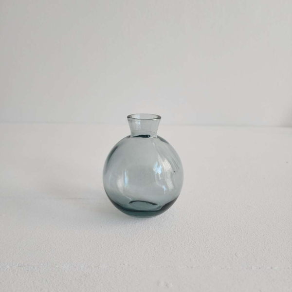Recycled Bottle Budvase - Green - 9cm